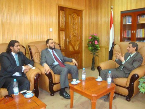 Yemeni Minister of Education meets the Executive Director of Meras consulting